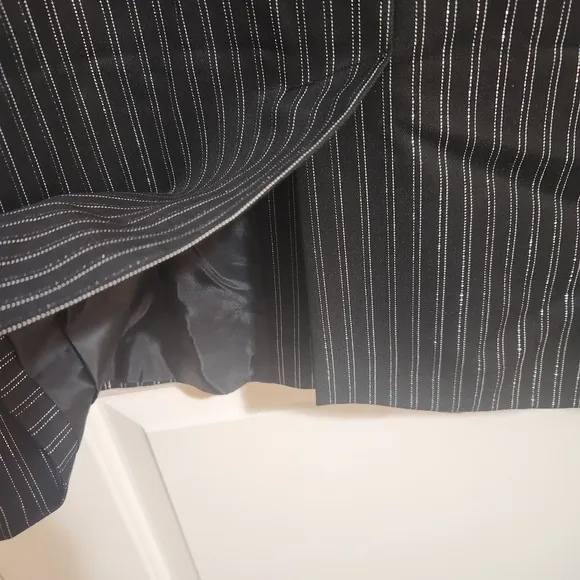 NWT Nasty Gal Metallic Pinstripe Double Breasted Blazer 10