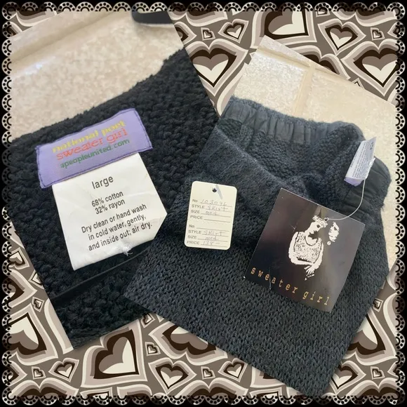 NWT National Poet/Sweater Girl sweater set, M/L
