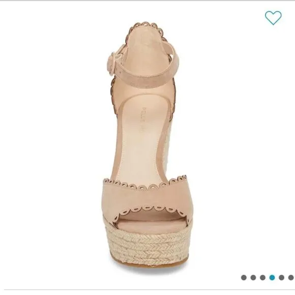 NWT Pelle Moda Platform Espadrille Wedges