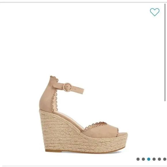 NWT Pelle Moda Platform Espadrille Wedges