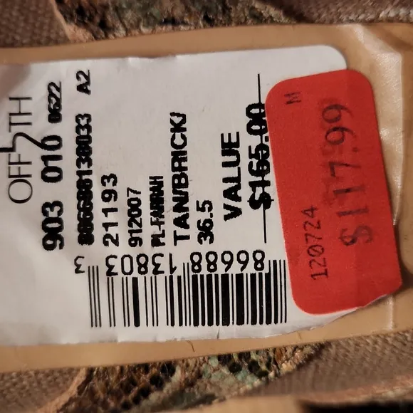 NWT SAKS OFF 5TH BEAUTIFUL LACE UP  FLATS