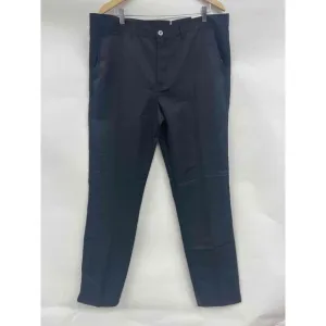 NWT Slazenger A91683 Black Flat Front Golf Pants Dress Style Mens 40W 33L