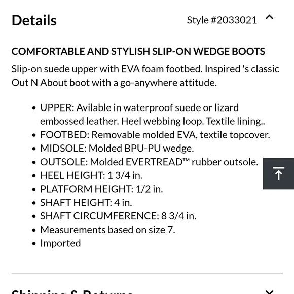NWT Sorel Out N About Slip On Wedge Boot in Black and White
