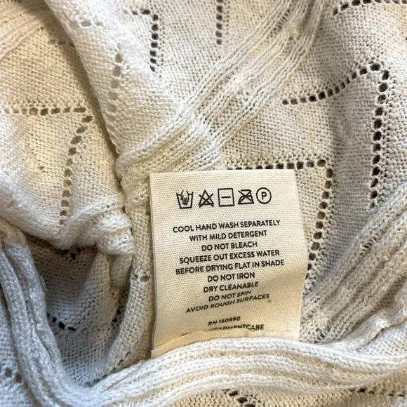 NWT Spell Lou Lou Knit Midi Skirt in Snow size small