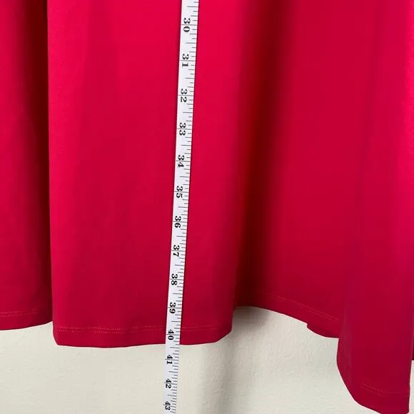 NWT Susana Monaco Side Slit Maxi Skirt Size S Hibiscus Pink Jersey Casual Vacay