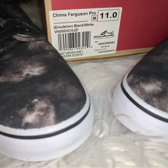 NWT Vans Chima Ferguson Pro Emulsion Black &amp; White IN BOX