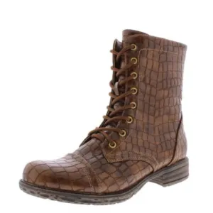 NWT Very Volatile Underground Faux Leather Snake Print Boots 6.5