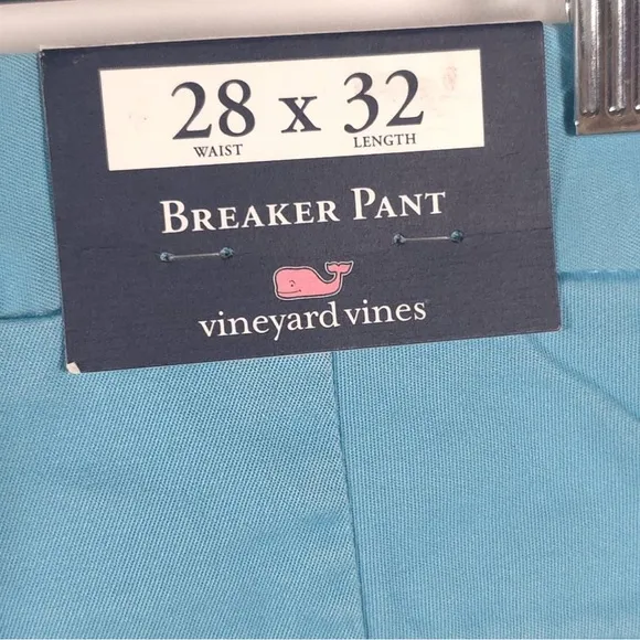NWT VINEYARD VINES Chino BREAKER PANT FLATS BLUE Style 1P1291-981 Size 28x32