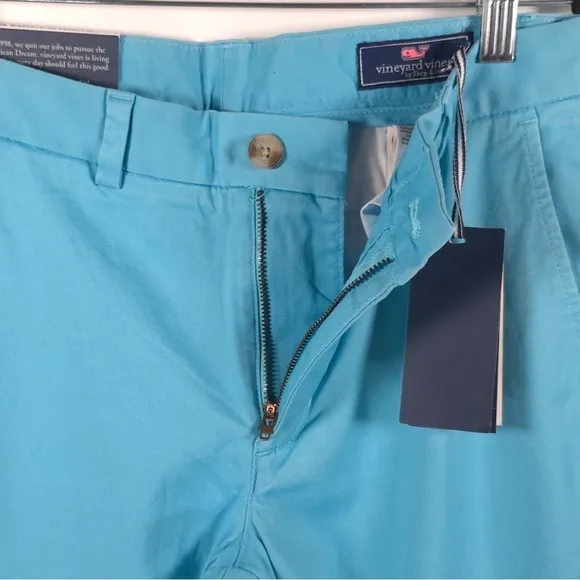 NWT VINEYARD VINES Chino BREAKER PANT FLATS BLUE Style 1P1291-981 Size 28x32