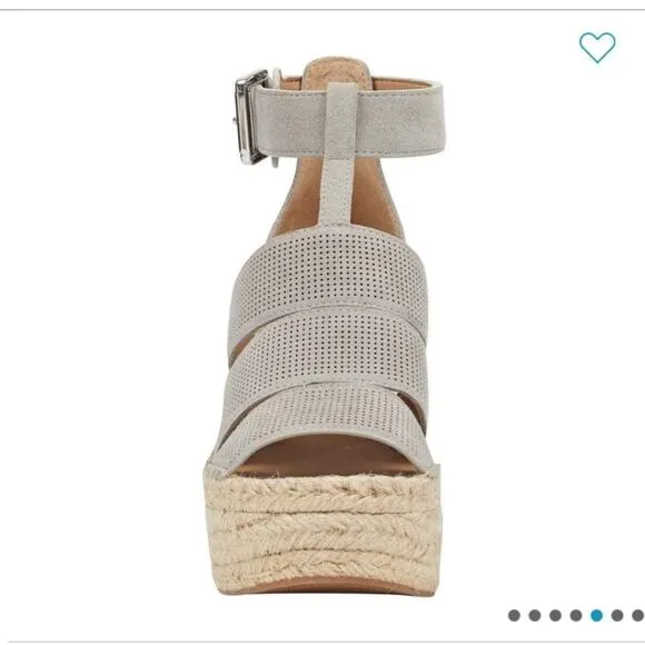 NWT Marc Fisher LTD Adore Espadrille Wedges