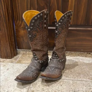 Old Gringo Brown Studded Boots