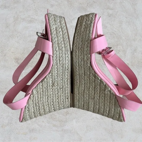 Old Navy Espadrille Cross Strap Platforms and Bamboo Wedges from Fashion Nova