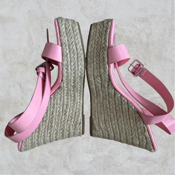 Old Navy Espadrille Cross Strap Platforms and Bamboo Wedges from Fashion Nova