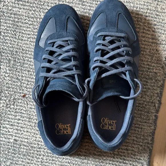 Oliver Cabell Blue Suede Sneakers (Like NEW)
