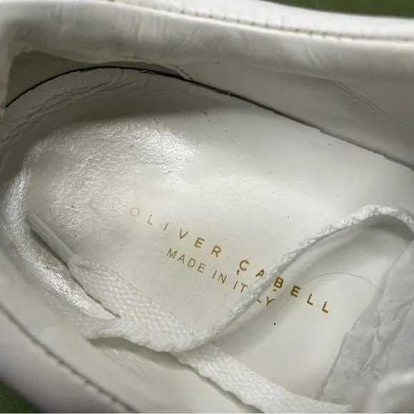 Oliver Cabell LOW ONE Unisex White Leather Sneakers *Italy*