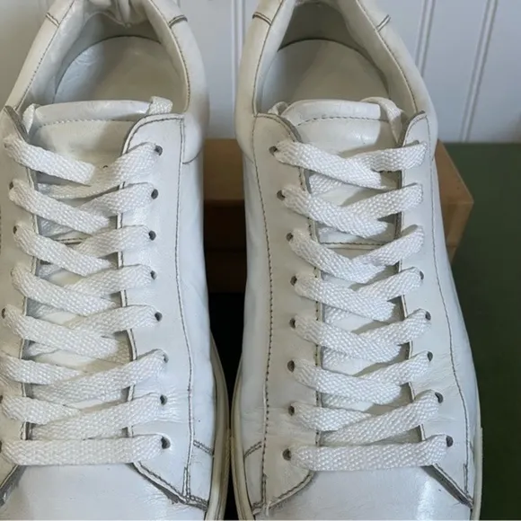 Oliver Cabell LOW ONE Unisex White Leather Sneakers *Italy*