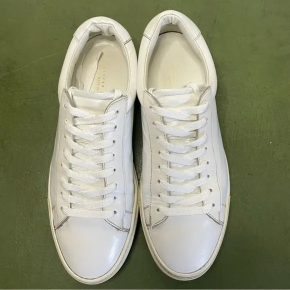 Oliver Cabell LOW ONE Unisex White Leather Sneakers *Italy*