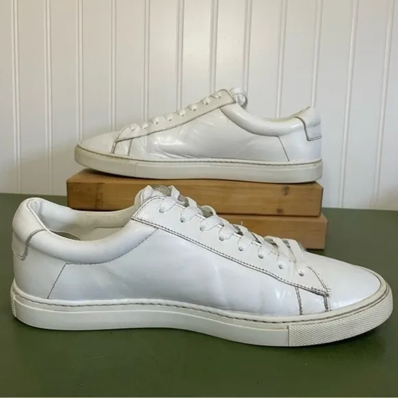 Oliver Cabell LOW ONE Unisex White Leather Sneakers *Italy*