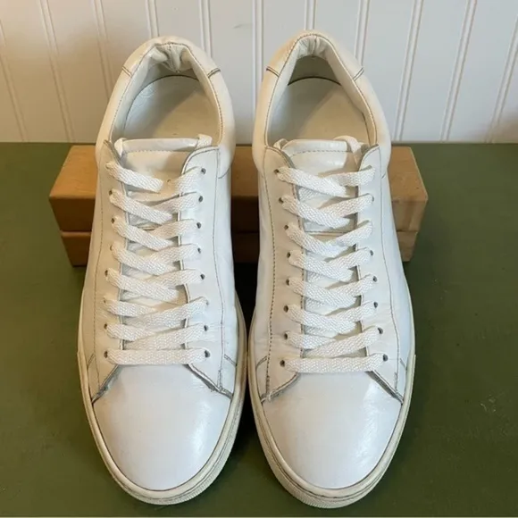 Oliver Cabell LOW ONE Unisex White Leather Sneakers *Italy*