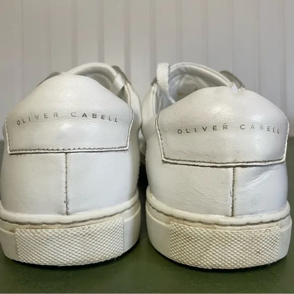 Oliver Cabell LOW ONE Unisex White Leather Sneakers *Italy*