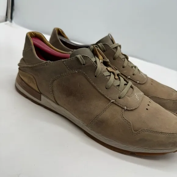 Olukai Huaka'i Li Mens 11 Leather Shoes Sneakers Casual Lace Oxford Boat