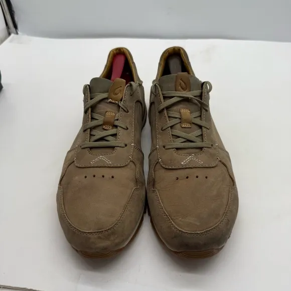 Olukai Huaka'i Li Mens 11 Leather Shoes Sneakers Casual Lace Oxford Boat