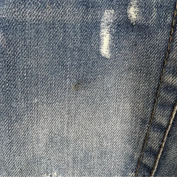 One Teaspoon Freebirds Low Rise Rigid Skinny Leg Distressed Grunge Jeans