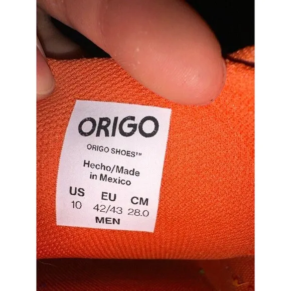 Origo Everyday Sneakers Barefoot Shoes Cotton Canvas Burgundy Red Zero Men's 10
