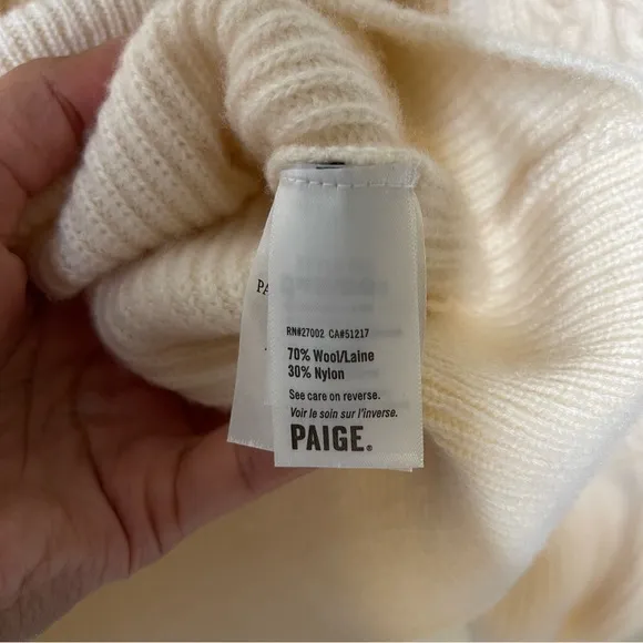 PAIGE Wool-Blend Monica Sweater size medium