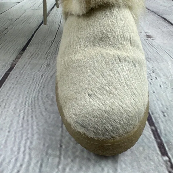 PAJAR‎ OSCAR ITALIAN Sport Goat Hair Boots Ivory WOMENS SZ US 6.5 EU 37