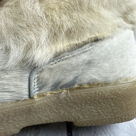 PAJAR‎ OSCAR ITALIAN Sport Goat Hair Boots Ivory WOMENS SZ US 6.5 EU 37