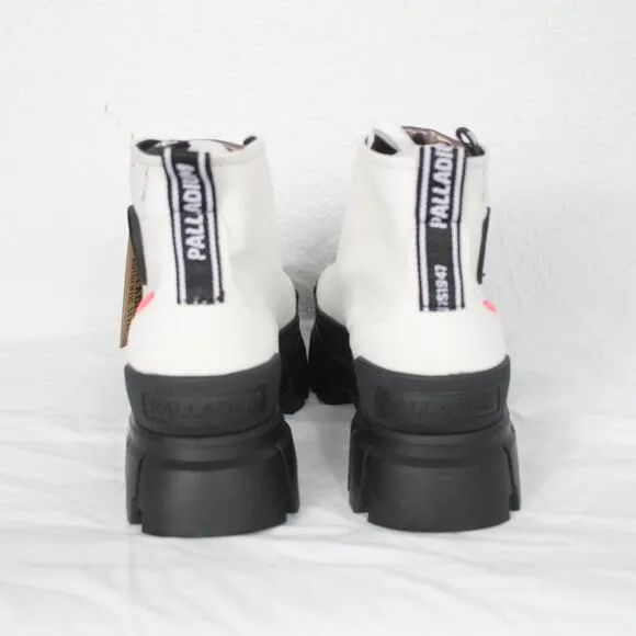 Palladium Boots Revolt Hi Tx Boot Sneaker in Star White Size 10 NIB