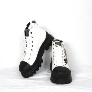 Palladium Boots Revolt Hi Tx Boot Sneaker in Star White Size 10 NIB
