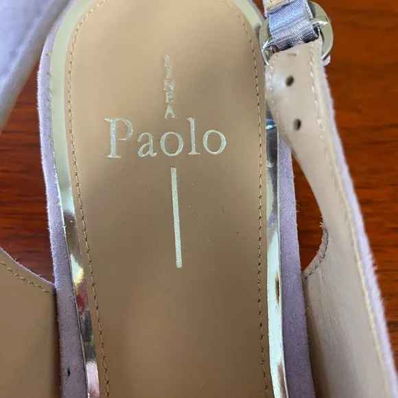 Paolo Women's Purple Capri Low SlingbackPump