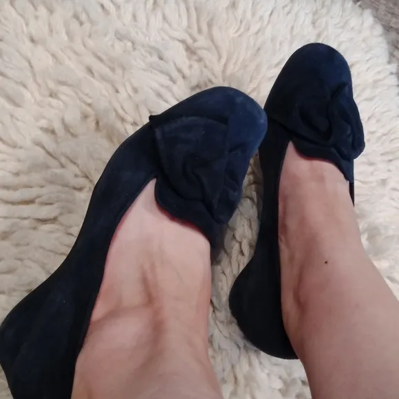 Pas de Rouge leather flats