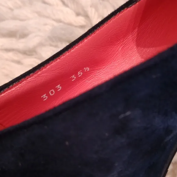 Pas de Rouge leather flats