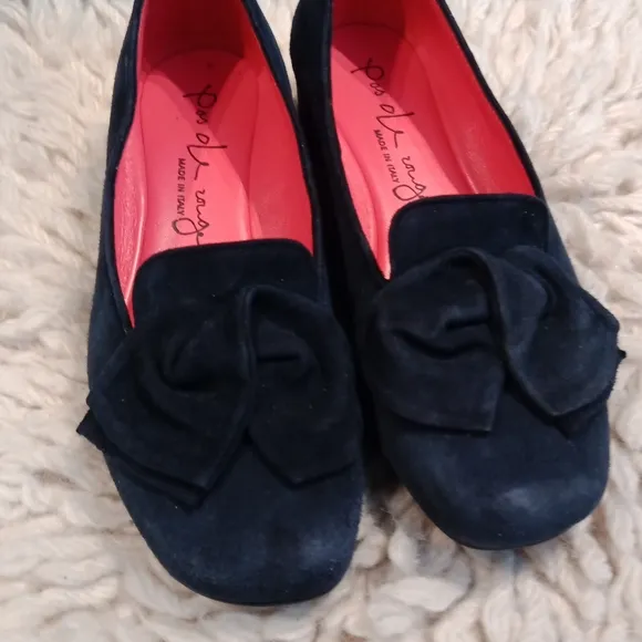 Pas de Rouge leather flats