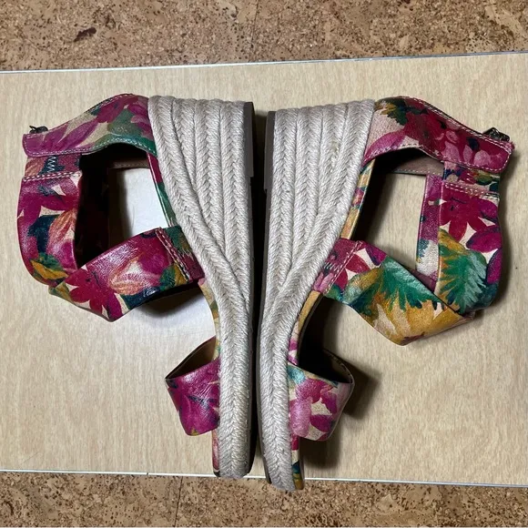 Patricia Nash Rubia Floral Espadrille Sandals In Sz 8