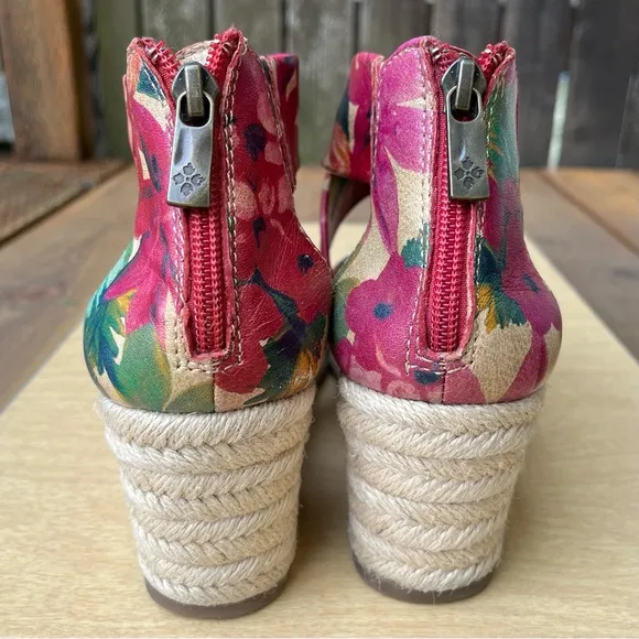 Patricia Nash Rubia Floral Espadrille Sandals In Sz 8