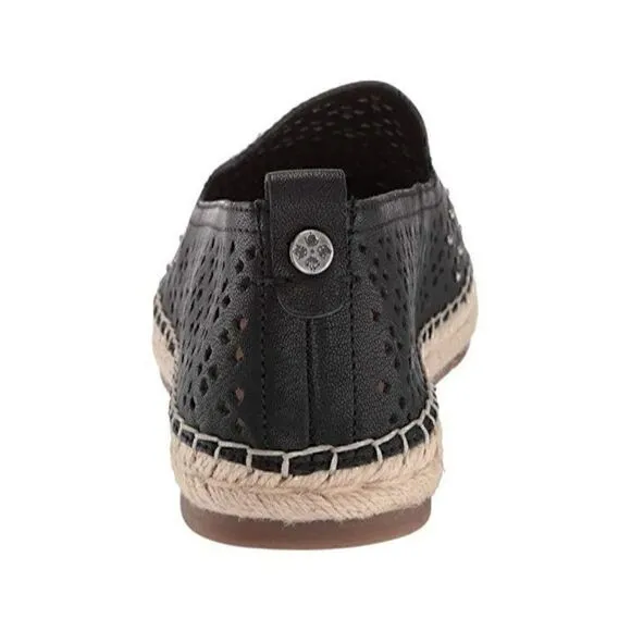 Patricia Nash Elena Black Espadrille Flats Shoes 6