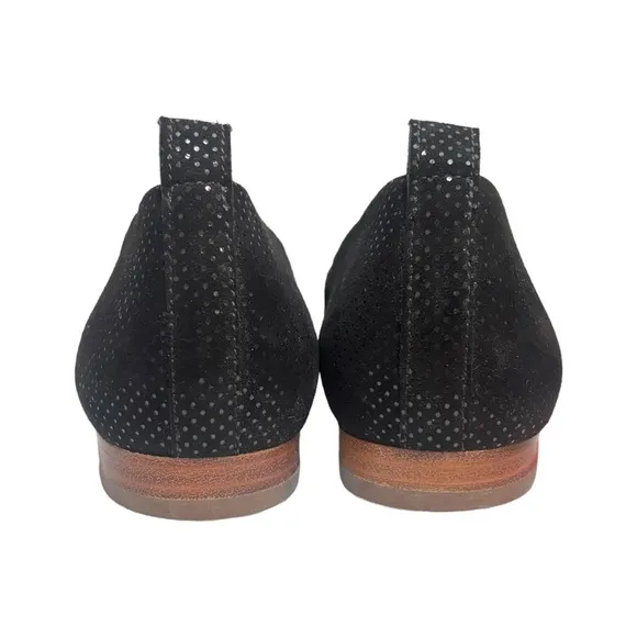Paul Green Black Leather Flats size 7.5 US Women's