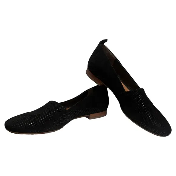 Paul Green Black Leather Flats size 7.5 US Women's