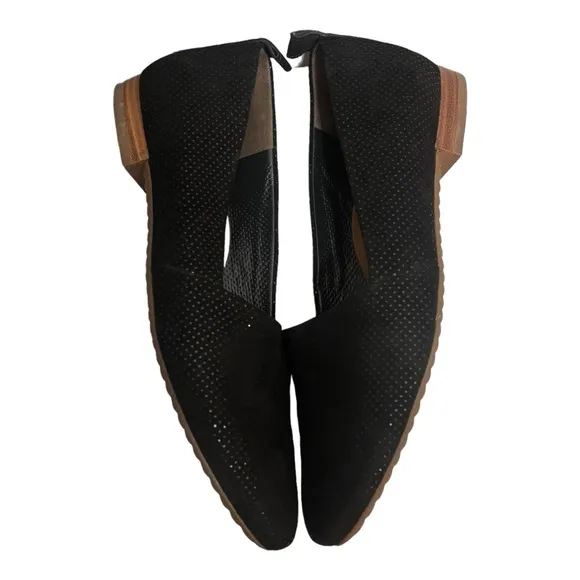 Paul Green Black Leather Flats size 7.5 US Women's