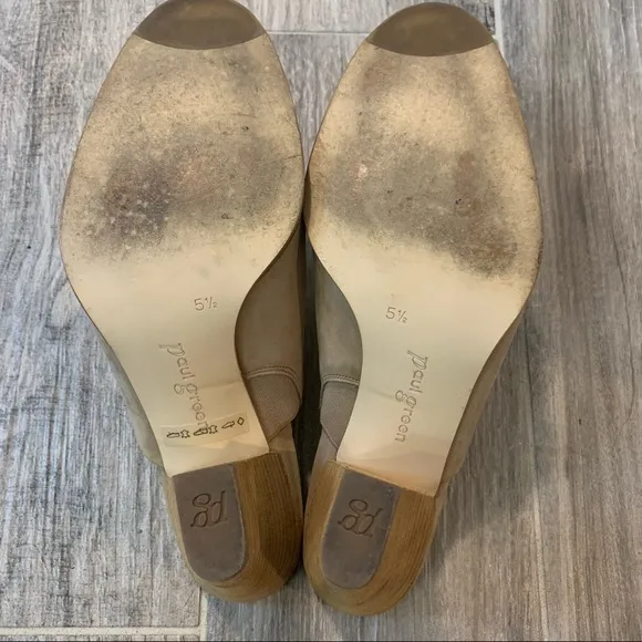 Paul Green Vonda Mule taupe leather size (5.5) US 8