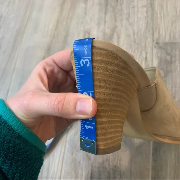 Paul Green Vonda Mule taupe leather size (5.5) US 8