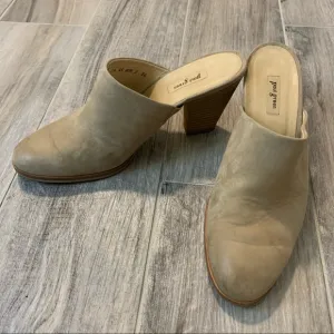 Paul Green Vonda Mule taupe leather size (5.5) US 8