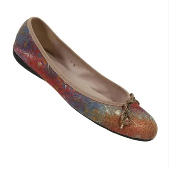 Paul Mayer Attitudes Ballet Flats GUC $245 size 8B   S2527