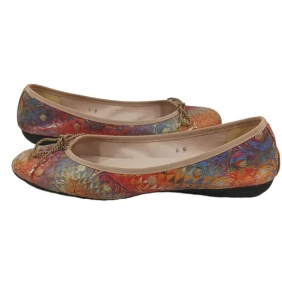 Paul Mayer Attitudes Ballet Flats GUC $245 size 8B   S2527