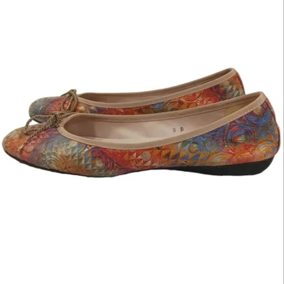 Paul Mayer Attitudes Ballet Flats GUC $245 size 8B   S2527