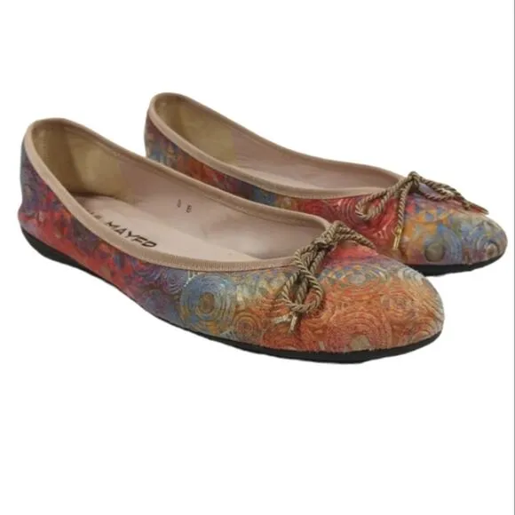 Paul Mayer Attitudes Ballet Flats GUC $245 size 8B   S2527